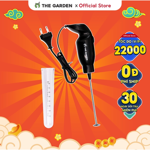 Máy tạo bọt sữa, đánh bọt cafe, máy trộn cầm tay THE GARDEN TG-25 Công Suất 25W Tiện Lợi