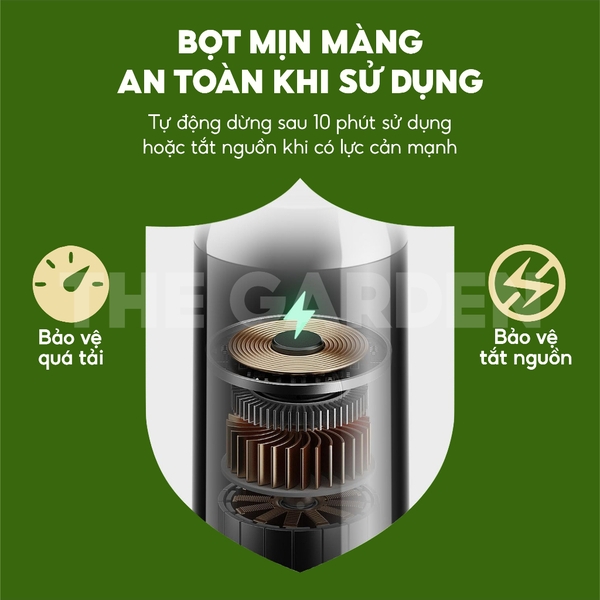 Máy tạo bọt sữa, đánh bọt cafe, máy trộn cầm tay THE GARDEN TG-25 Công Suất 25W Tiện Lợi