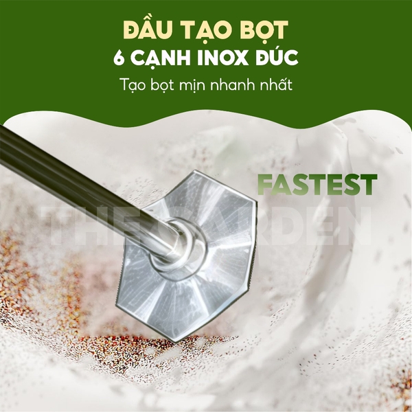 Máy tạo bọt sữa, đánh bọt cafe, máy trộn cầm tay THE GARDEN TG-25 Công Suất 25W Tiện Lợi