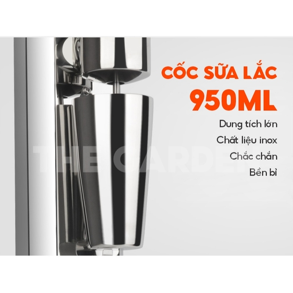 Máy khuấy trà - lắc sữa - đánh sữa MilkShake THE GARDEN IGWT MS-1 - 2 đầu đánh - 2 tốc độ