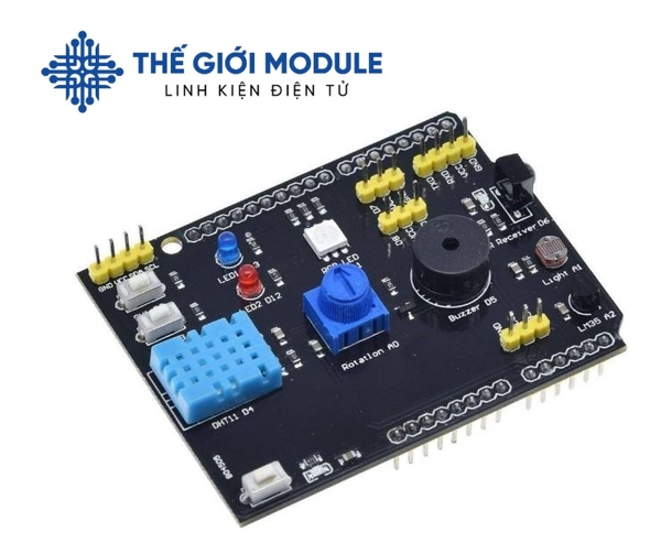 Board đa chức năng mở rộng DHT11 LM35 Buzzer IR Photoresistor VR RGB ...