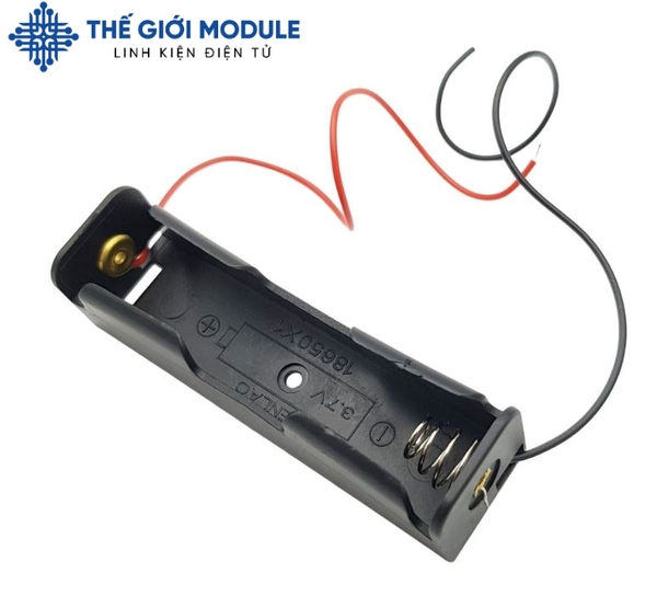 Hộp đế pin 18650 loại 1 cell | Thế Giới Module
