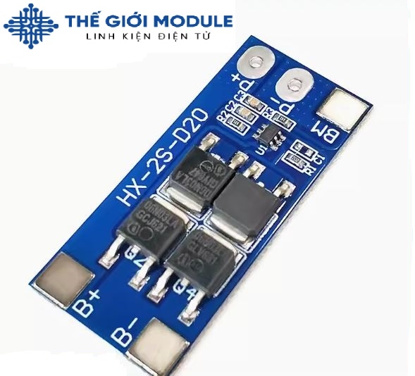 Mạch sạc và bảo vệ pin HX-2S-D20 2S 20A | Thế Giới Module