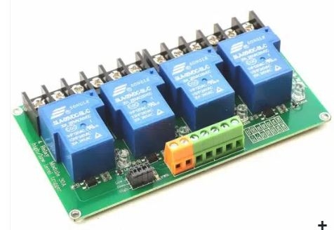 Module 4 relay 5V 30A kích High/Low PLC | Thế Giới Module