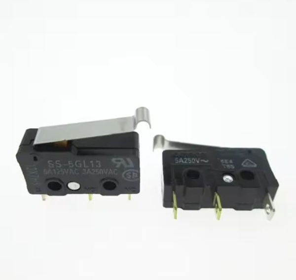 Produktbild von 5x Omron SS-5GL13 Mikroschalter – 3-polig, 5A, Endschalter – Neu, Original