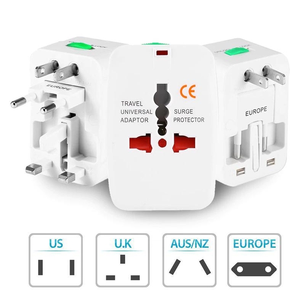 Universal Travel Plug Adapter (Universāls Ceļojuma Spraudņa Adapteris)