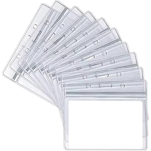 Waterproof Transparent Card Holder Plastic Id Card Badge Holders Case To Protect Credit Cards Card Protector Cardholder