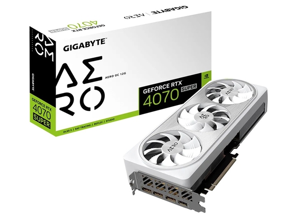 Gigabyte GeForce RTX™ 4070 SUPER AERO OC 12G – 12GB GDDR6X