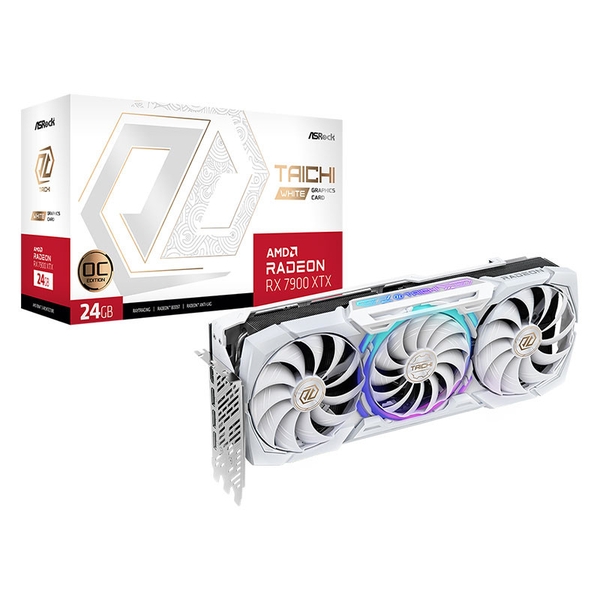 ASROCK RX 7900 XTX TAICHI WHITE 24GB OC (RX7900XTX TCW 24GO)