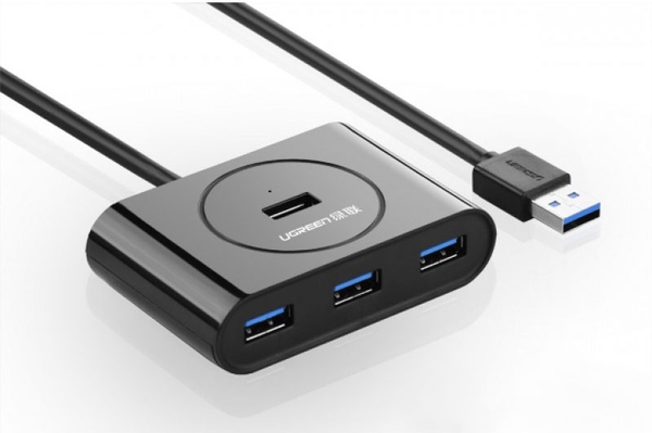 Hub Chia USB 3.0 4 cổng Ugreen 20291 (Dây dài 1m, Black)