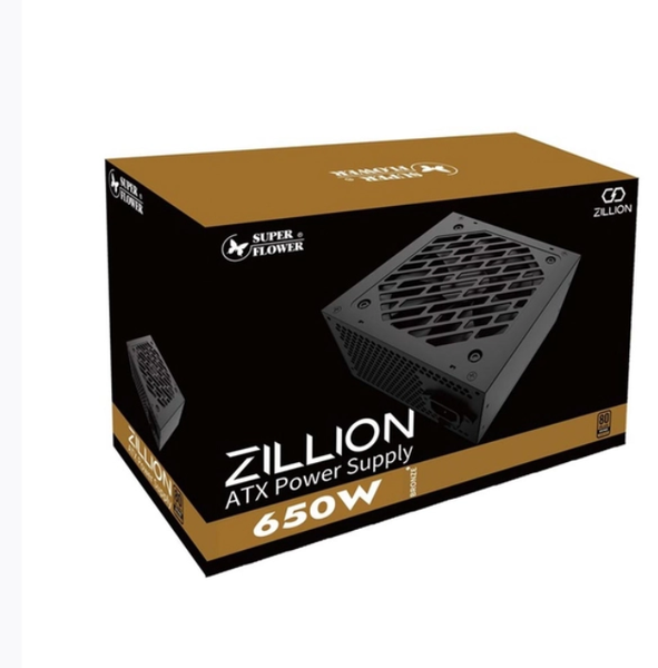 Nguồn máy tính Super Flower Zillion DB 650W – 80 Plus Bronze (SF-650Z12DB)