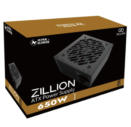 NGUỒN ZILLION BRONZE 650W SUPER FLOWER BLACK