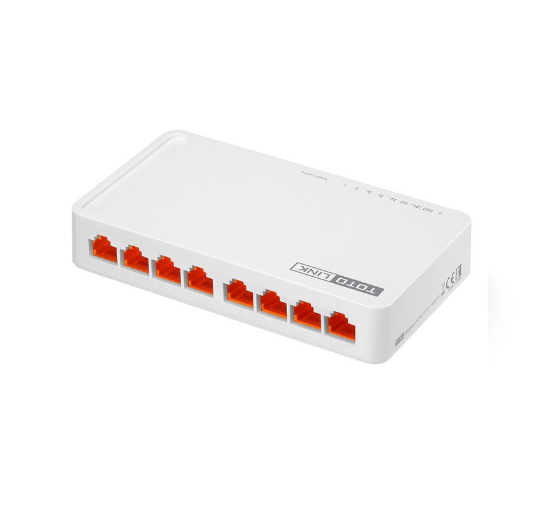 Switch Totolink S808G (Gigabit (1000Mbps)/ 8 Cổng/ Vỏ Nhựa)