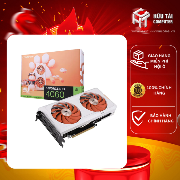 Card màn hình NVIDIA Colorfire GeForce RTX 4060 MEOW-ORG 8GB-V
