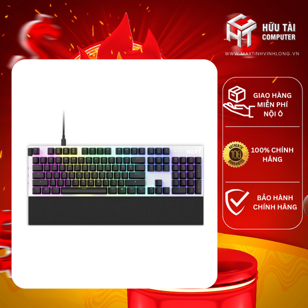 Bàn phím cơ NZXT Function Black, Gateron Red switch