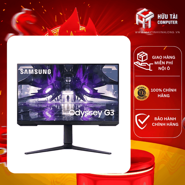 Màn hình Gaming Samsung Odyssey G3 LS24AG320NEXXV (Màn gaming/ 24 inch/ Full HD/ 1ms/ 165Hz/ 250cd/m2/ VA)