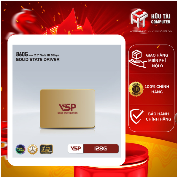 Ổ cứng SSD 128GB VSPTECH 860G QVE (VSP-128G-QVE)