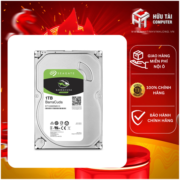 Ổ cứng HDD Seagate Barracuda 1TB 3.5″ SATA 3 – ST1000DM010