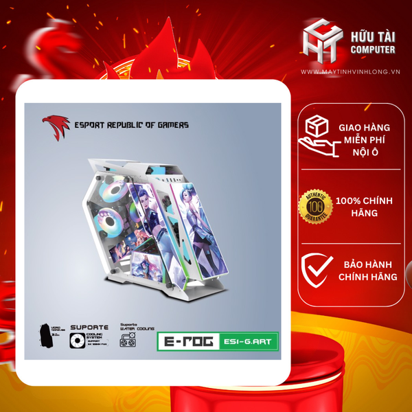 CASE VSP ESPORT ES1-G.ART TRẮNG TÍM KAISA KDA NEW