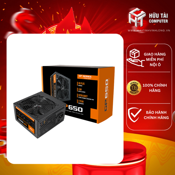 BỘ NGUỒN MÁY TÍNH AIGO MODEL GP650 CÔNG XUẤT 650W