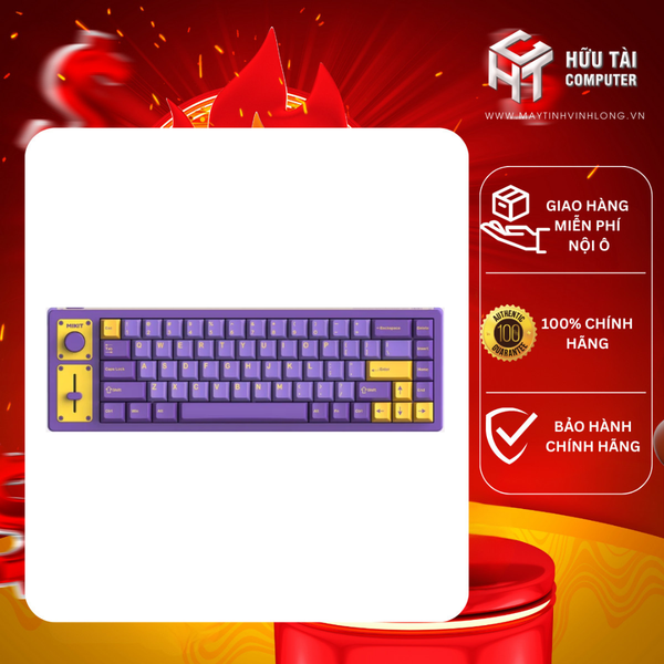 Bàn phím Mikit DK65 Currant Gateron G Pro 2.0 Brown RGB