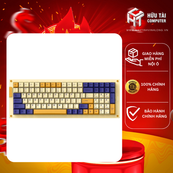 Bàn phím Mikit GH96 Adventurer Gateron G Pro 2.0 Red RGB