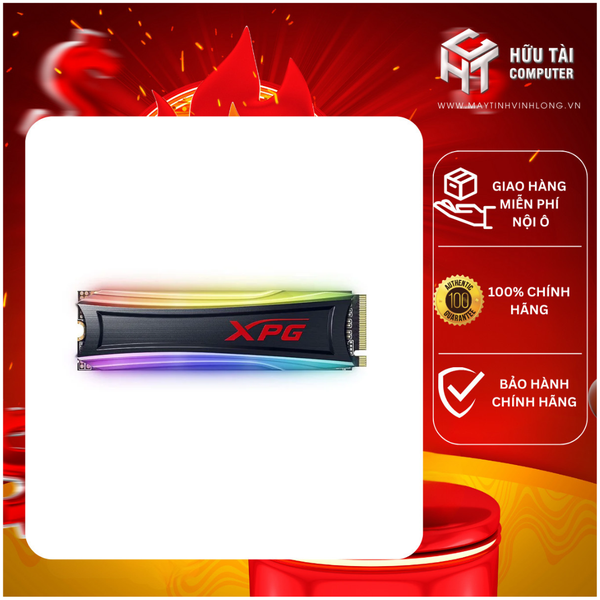 SSD ADATA XPG XPG SPECTRIX S40G RGB 1TB PCIE NVME 3X4
