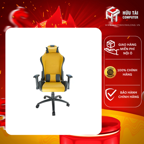 Ghế Gaming E-Dra Midnight EGC205 (Vàng)
