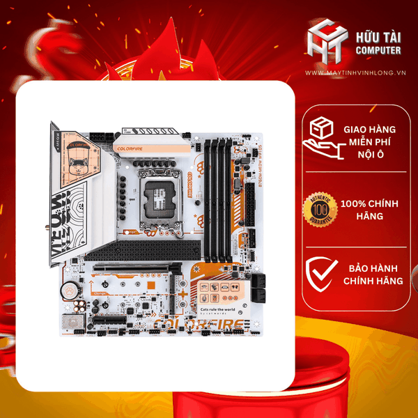 Mainboard Colorfire B760M-MEOW DDR5 ORANGE