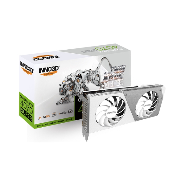 VGA INNO3D GeForce RTX 4070 Super X2 OC 12GB WHITE