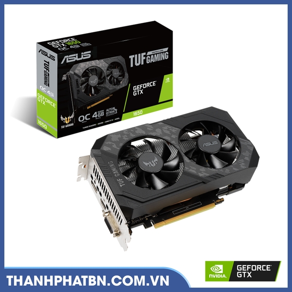 VGA ASUS TUF Gaming GeForce GTX 1650 4GB GDDR6 (TUF-GTX1650-4GD6-GAMING)