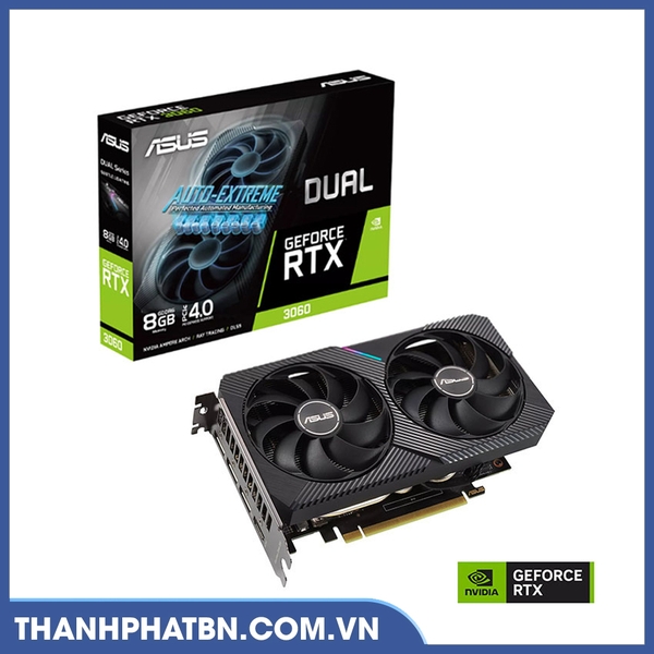 VGA ASUS Dual GeForce RTX 3060 OC 8GB GDDR6 (DUAL-RTX3060-O8G)