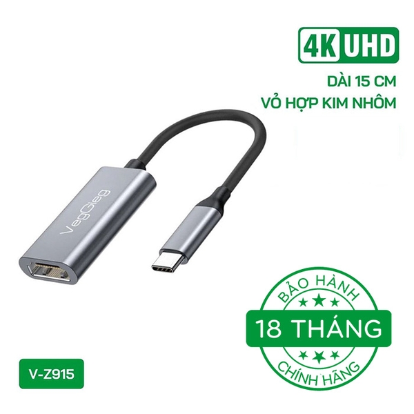 Bộ chuyển đổi VegGieg Type C 3.1 sang HDMI V-Z915