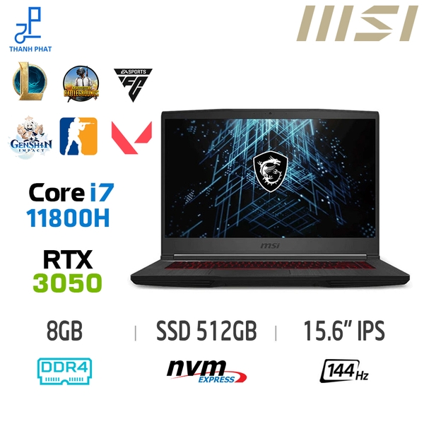 Laptop MSI GF63 Thin 11UC-1228VN