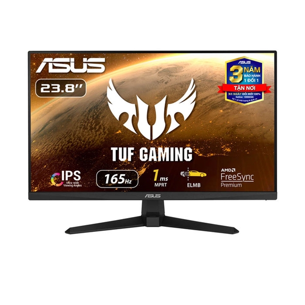 MÀN HÌNH ASUS TUF VG249Q1A (23.8 INCH| FHD| IPS| 165HZ| 1MS| FREESYNC| SPEAKER)