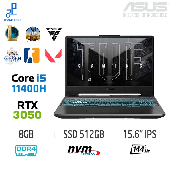 Laptop Asus Tuf Gaming F15 FX506HC-HN144W