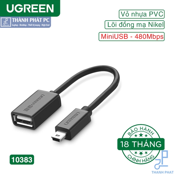 Cáp OTG Mini USB 2.0 Ugreen 10383