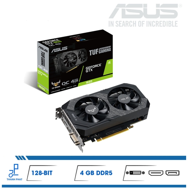 VGA Asus Tuf GTX 1650-O4GD6-P-Gaming