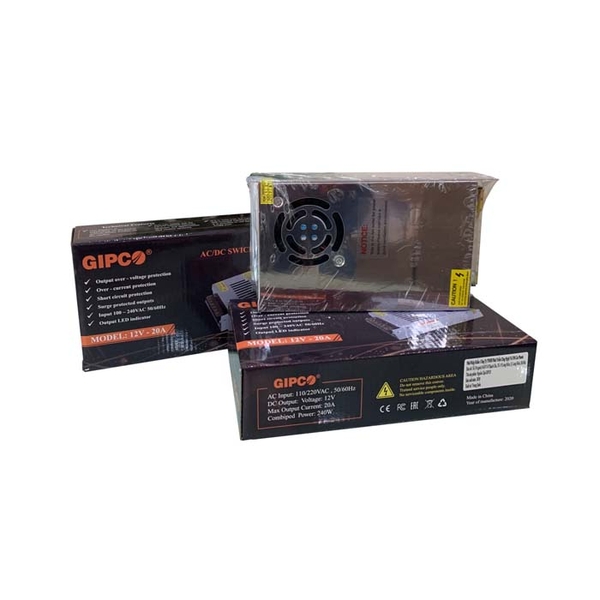 NGUỒN TỔNG CAMERA GIPCO 12V-20A