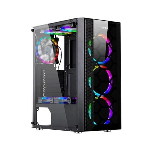 VỎ CASE  MÁY TÍNH GIPCO 5986 LF (2 MẶT KÍNH CƯỜNG LỰC)