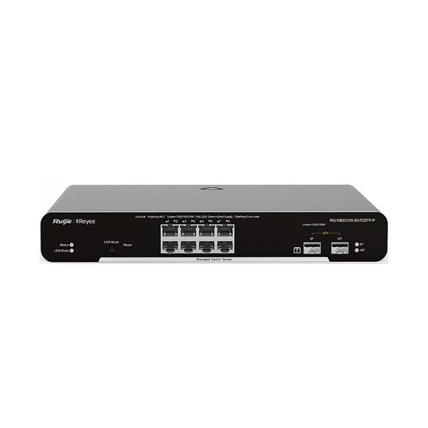 SWITCH RUIJIE REYEE RG-NBS3100-8GT2SFP-P (8 CỔNG| POE)