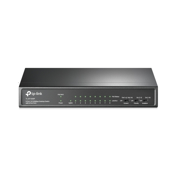 SWITCH TP-LINK TL-SF1009P (10/100MBPS| 9 CỔNG| 8 CỔNG POE| VỎ THÉP)