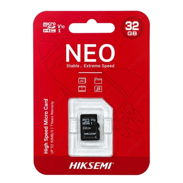 Thẻ Nhớ Micro SD 32Gb HIKVISION
