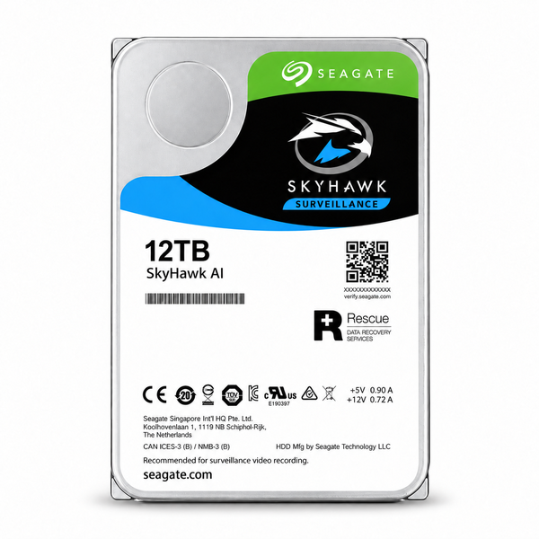 Ổ cứng giám sát SEAGATE SkyHawk AI 12TB ST12000VE001 - ảnh đại diện