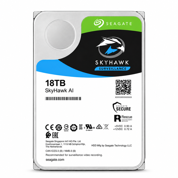 Ổ cứng giám sát SEAGATE Skyhawk AI 18TB ST18000VE002 - ảnh đại diện