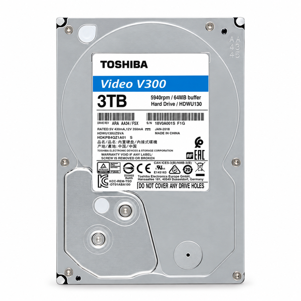 Ổ cứng giám sát 3TB TOSHIBA HDWU130UZSVA - ảnh đại diện