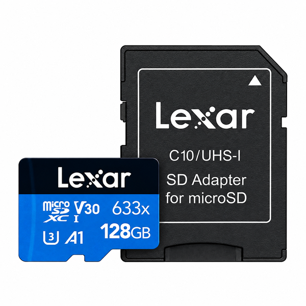 Thẻ nhớ giám sát Micro SD 128GB Lexar LSDMI128BB633A Class 10 UHS-I - ảnh đại diện