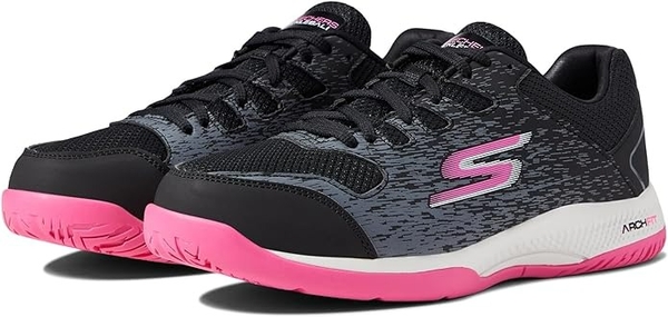 Giày Nữ Skechers® Viper Court Pickleball Shoe – Black/Pink