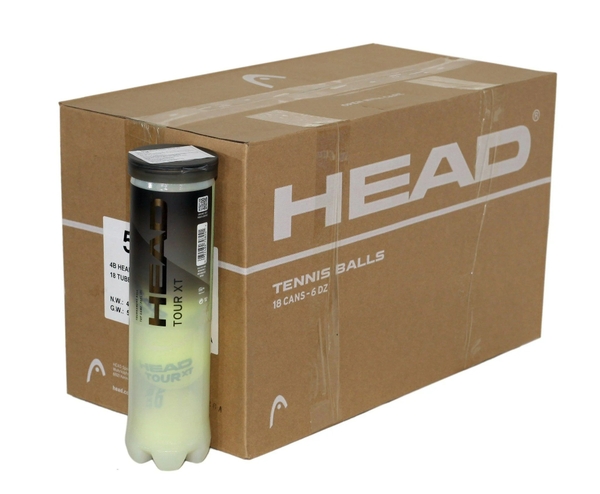 Thùng Bóng Tennis Head Tour XT (18 lon 4 bóng)