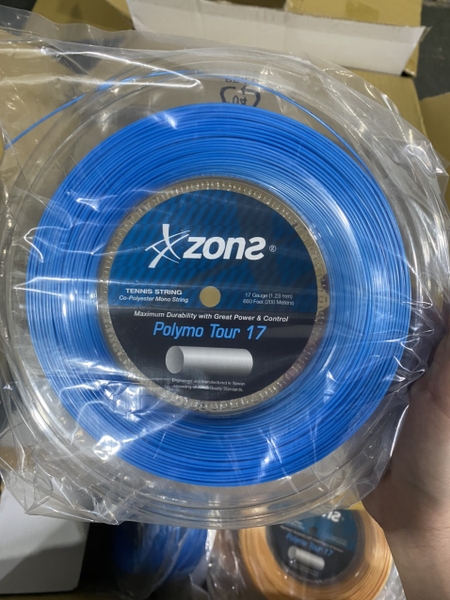Dây đan vợt tennis chính hãng Zons - Polymo Tour 17 nhiều màu (Cuộn)